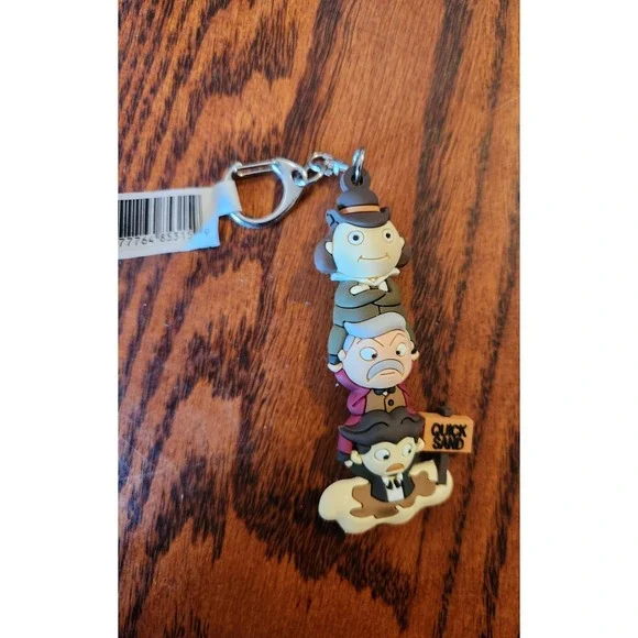 NWT Disney Haunted Mansion Stretch Portrait Quick Sand Figural Bag Clip Keychain - Picture 2 of 3
